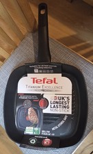 Tefal Titanium Excellence 26cm Non-Stick Grill Pan All Hob and Induction