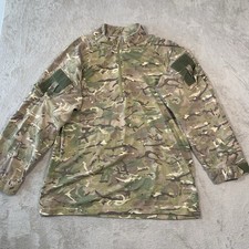 British Army Shirt Mens XXL Green UBACS Combat MTP Under Body Armour Camo Zip