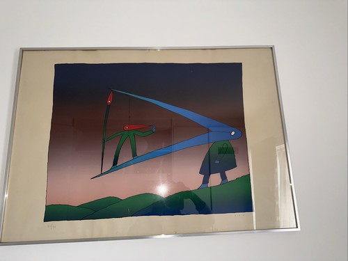 Framed print unusual quirky - unusual,