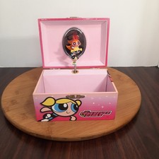 Vintage PowerPuff Girls Music Jewelry Box Fur Elise Cartoon Network 2001 