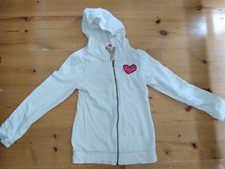 Pineapple white velour hooded jacket