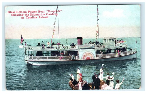 Glass bottom power boat - power,