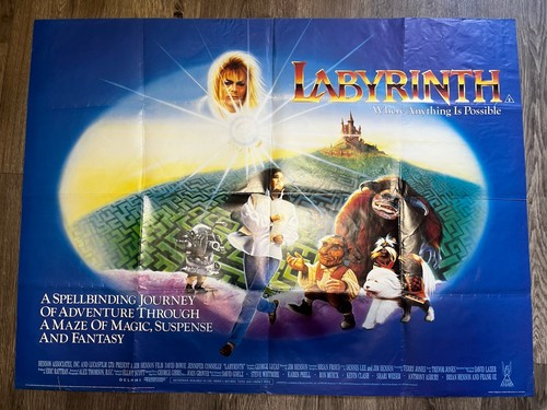 Labyrinth quad movie poster - uk,