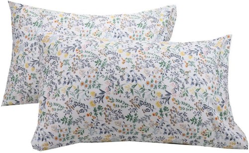 White botanical cotton - white,