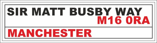 English football street signs - english,