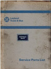 LEYLAND BUFFALO Mk3 TRUCK CHASSIS 1973-77 ORIGINAL FACTORY PARTS CATALOGUE
