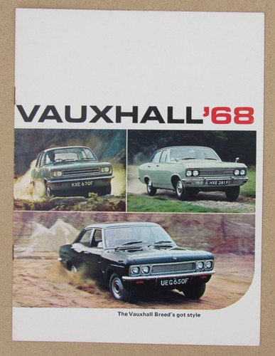 Vauxhall 12 pg car - '68,