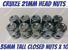 Alloy Wheel Nuts 21mm Head x 10 M12x1.5 Toyota Cresta Crown Curren Cynos Estima