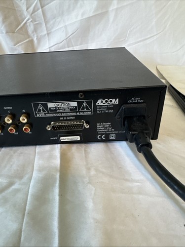 Adcom gdd digital decoder - gdd-1,