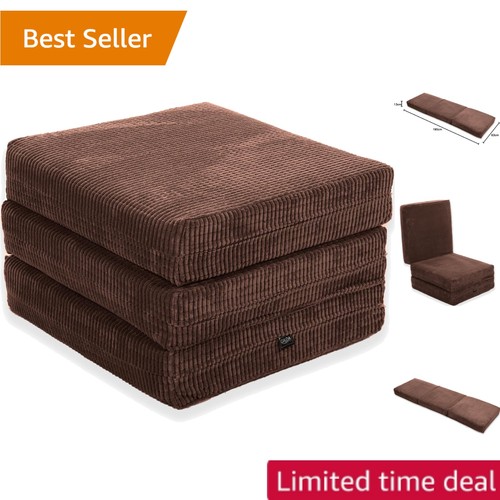 Lightweight brown futon - lightweight,
