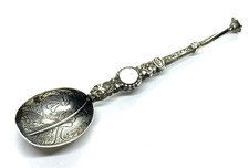 Antique 1910 Adie & Lovekin Sterling Silver Anointing Spoon