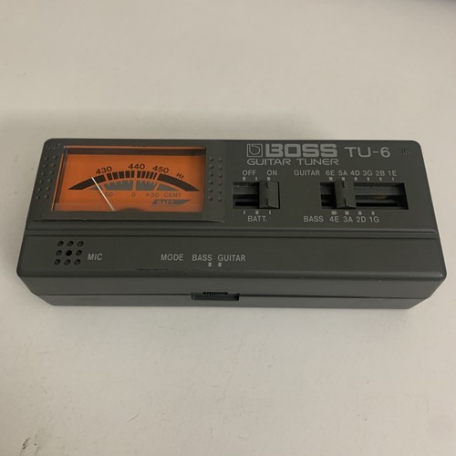 Boss guitar bass tuner tu - &,