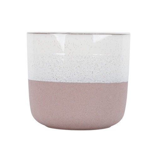 Ceramic speckled plant pot - ceramic,