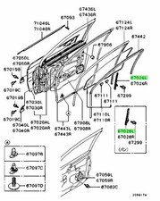 Sash, Fr Door Window, Rr Lwr