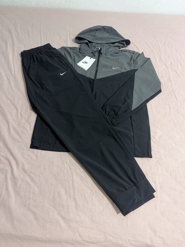 Nike black grey tracksuit - black/,
