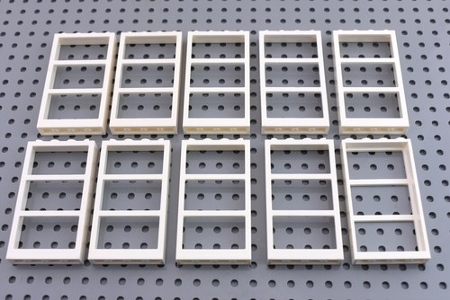 Tcm bricks white 1x4x6 window - bricks,