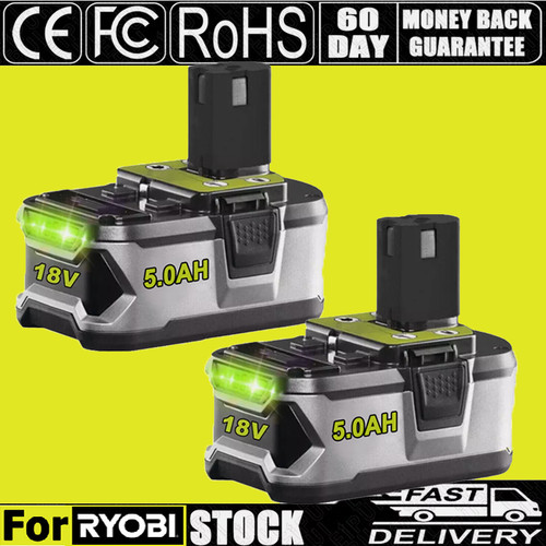 Pack battery 18v 0ah - 2-pack, 5.0ah