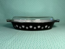 Jaj pyrex black snowflake - pyrex,