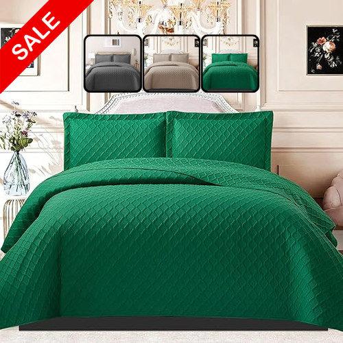 3pcs quilted embossed - 3pcs,