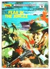 War Stories in Pictures comic Library #8 - Fear in the Jungle - combined P&P