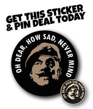 Windsor Davies Pin badge and