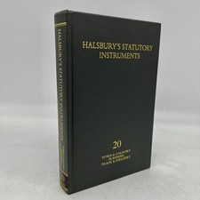 Halsbury's statutory Instruments 20 1993 Reissue Town & Country Planning