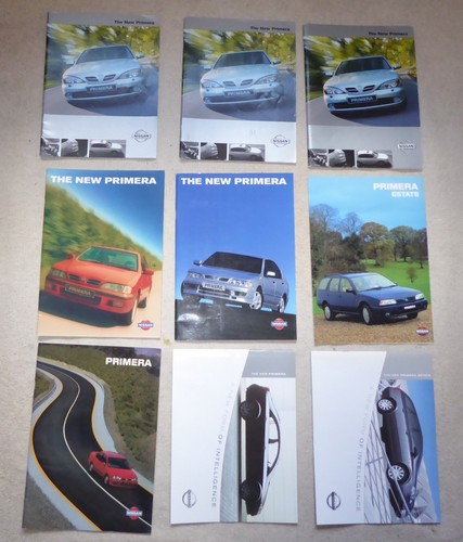 Nissan primera sales brochures - nissan,