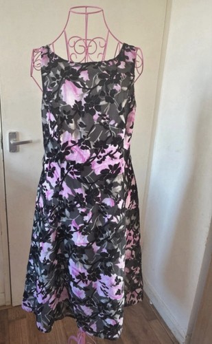 Ariella pink black - black, floral
