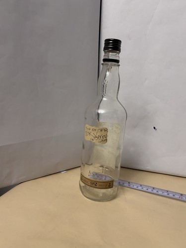 Empty used clear glass - empty,