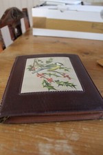 Vintage 1960s Brown Writing Wallet Stationery Case with Basil Bond  stationery