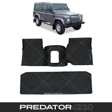 BLACK FRONT REAR FLOOR MATS