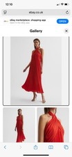 Reiss Roya Red Dress