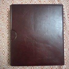 STAMPS - FDC ALBUM & SLIPCASE - UNBRANDED- HAS 10 SLEEVES WITHIN - NO COVERS - 