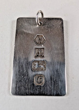 Sterling silver ingot - r,