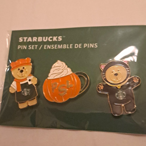 Starbucks enamel pin - starbucks,