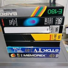 Vhs blank video cassette - vhs,
