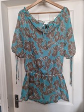 Next Geri Blouse Size 12 Blue