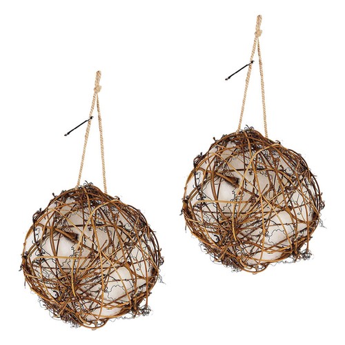 2pcs reusable wooden bird nest - reusable,