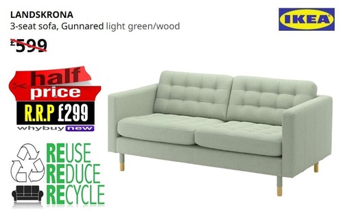 Rrp 599 ikea landskrona - rrp:£599,