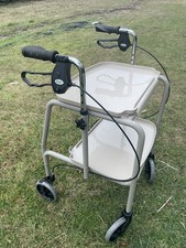Days Homecraft Walker Trolley Rollator 4-Wheel with Brakes and 2 Trays