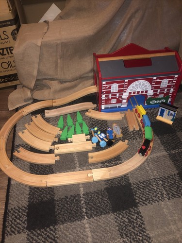 Elc wooden train track - elc,