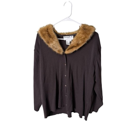 Joseph brown faux - brown,