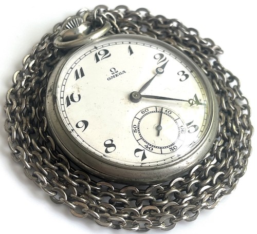 Omega nickel cased - omega, antique