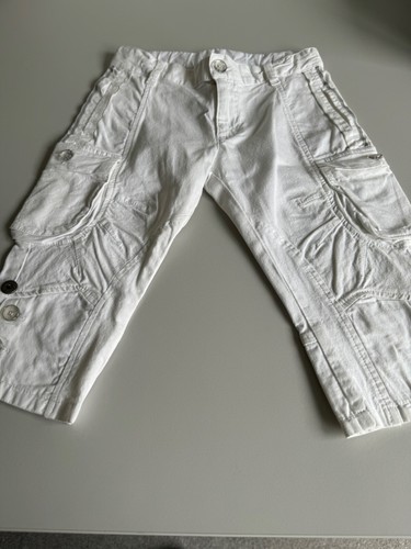 Jotted childrens white cargo - white,