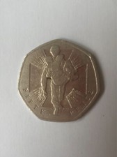 Rare 50p Coin Wounded Soldier