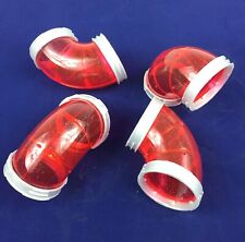 4x Fantazia Hamster Cage Curved Glitter Tubes Pink Blue Orange Lime Red Purple