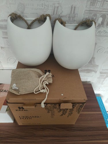 Kazai wall planters - kazai, ceramic