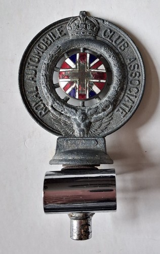 Vintage crusty rac car badge - rac,