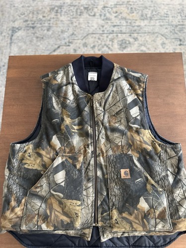 Vtg carhartt camo men vest - men's,