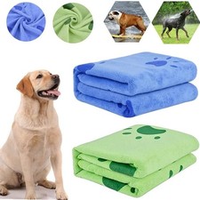 Super Absorbent  Pet Dog Bath Towels Microfibre Large Size Dog Grooming Towel